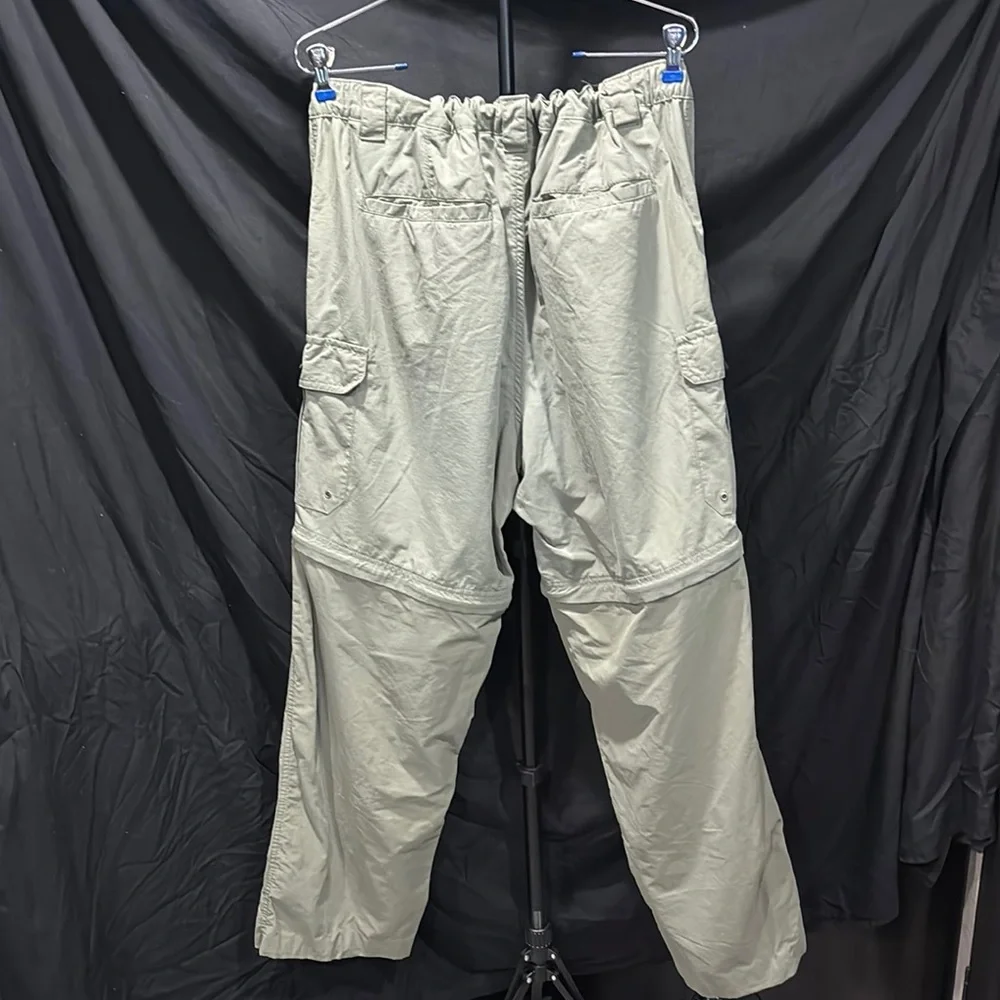Outdoor Life Green Cargo Convertible Pants - Picture 3 of 6
